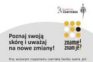 Poznaj swoją skórę i uważaj na nowe zmiany!