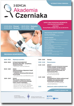 Plakat 3 edycji Akademii Czerniaka