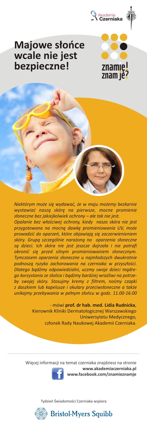 Majowe słońce wcale nie jest bezpieczne! 